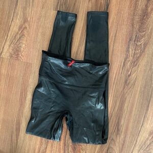 SPANX Charcoal High-Rise Leggings
